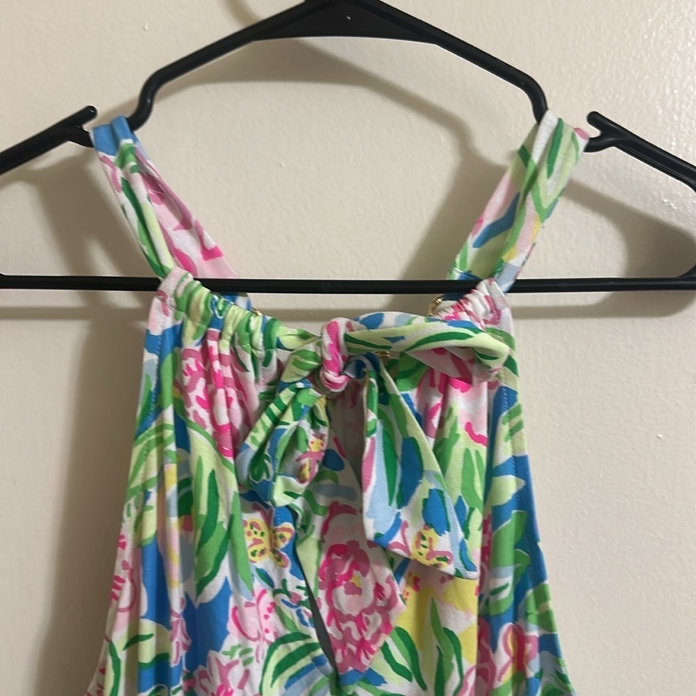 NWT Lilly Pulitzer Shirelle Skirted Romper Dress Multi Grove Garden Small - Picture 5 of 8